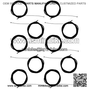(10) 100" Aftermarket Throttle Cables for Go Kart Mini Bike ATV Replaces 19410601