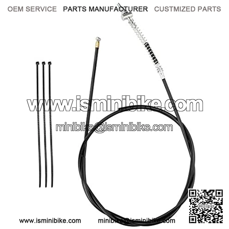 172cm 67 inch Rear Drum Brake Cable Line for 196cc 6.5 Hp Baja Heat Warrior Hensim Massimo MB165 MB200 Trail CT200U CT200U-EX BT200X Yerf-Dog Mini Bike Motorsports ATV Scooter Dirt Bike