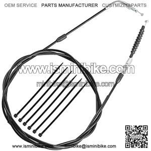 Throttle cable, 121" Throttle Cable Compatible with Go Kart 150 250cc Kazuma Kandi Roketa Gk-28a Sunl Spyder