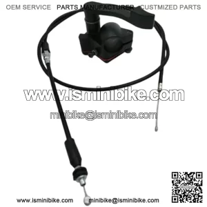 7/8 Inch 22mm Thumb Throttle Cable 46.5 Inches Handle Assembly Set for 50cc 70cc 90cc 110cc 125cc 250cc TaoTao ATV Quad Go Kart Pit Bike