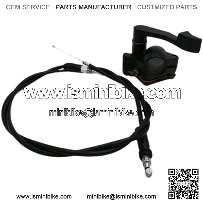 7/8 Inch 22mm Thumb Throttle Cable 46.5 Inches Handle Assembly Set for 50cc 70cc 90cc 110cc 125cc 250cc TaoTao ATV Quad Go Kart Pit Bike - Image 2