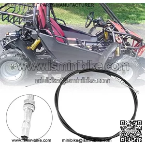 munirater 61 Long Throttle Cable Replacement for Manco ASW Go Kart Buggy Cart 8252