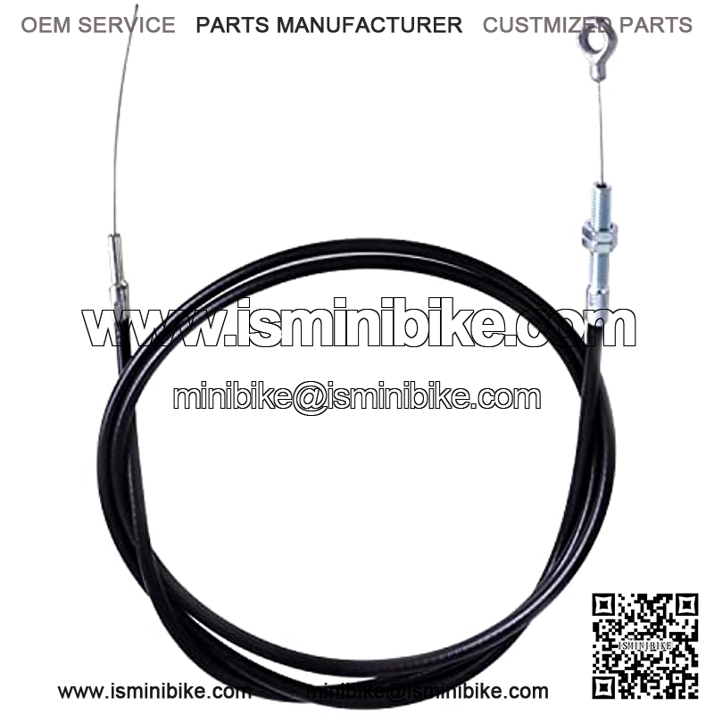 N-A 71 inch Throttle Cable 8252-1390 for Manco ASW Go Kart Cart Mini Bike Gas Scooter Motorcycle with 63 inch Casing