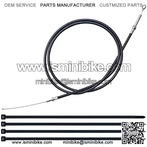 Throttle Cable, Socoman 71 inches Long Clutch Cable 63" Outer Casing for Manco 8252-1390 ASW Go Kart Go Cart