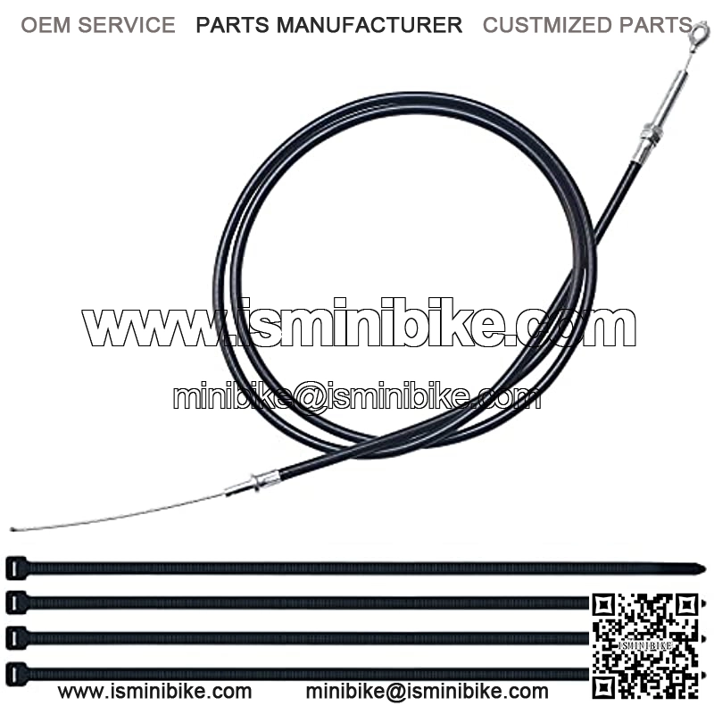 Throttle Cable, Socoman 71 inches Long Clutch Cable 63" Outer Casing for Manco 8252-1390 ASW Go Kart Go Cart