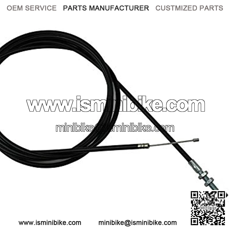 75" inch Universal Straight Throttle Cable for Gas Scooter, Go Kart, Mini Bike, Kandi