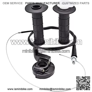 Throttle, Grips, Cable Kit Compatible with Baja Doodle Bug, Blitz Dirt Bug Racer, 97cc Mini Bike
