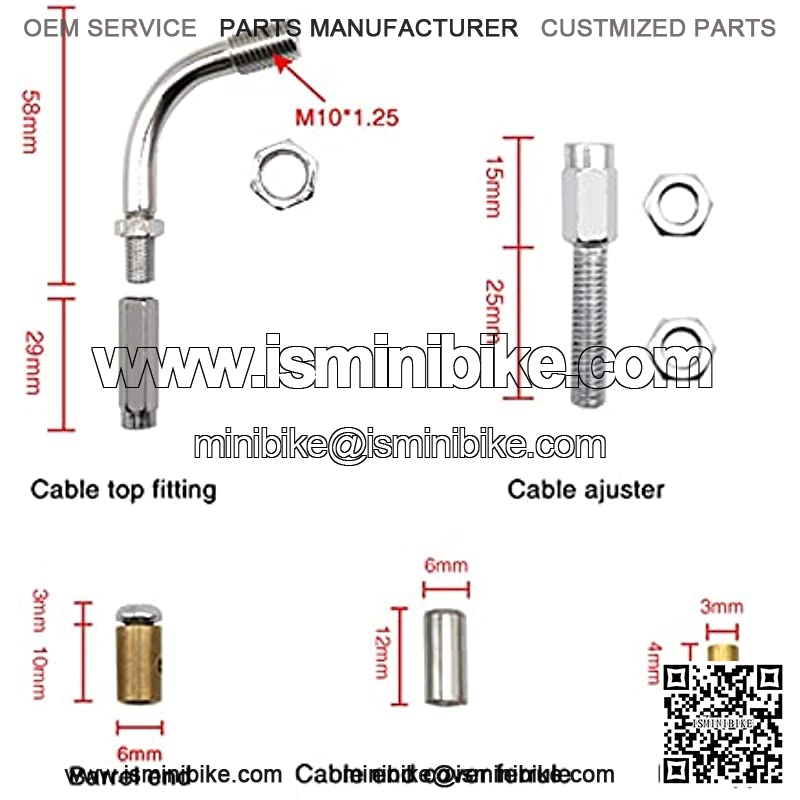 Cable del Acelerador de la Motocicleta Longitud de la Longitud de 190 cm para Honda Yamaha Kawasaki Minimoto Pocket Suck Pit Bike Kart Buggy ATV Quad Racing Pr??cticas Piezas de Motocicleta - Image 3