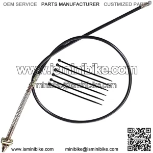 Drum Brake Cable, 38.17"Brake Cable Compatible with 50cc 70cc 90cc 110cc 125cc 150cc CRF50 Pit Dirt Bike
