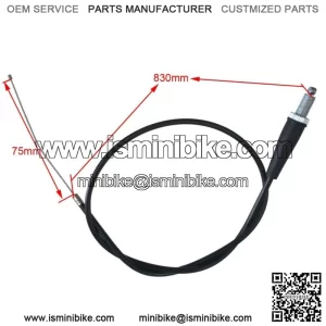 830mm 75mm Twist Throttle Cable for Motorcycle PIT PRO TRAIL QUAD DIRT BIKE ATV