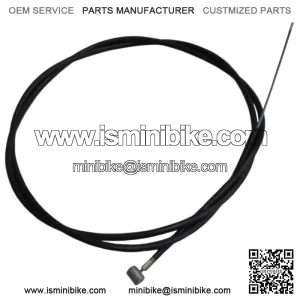 60" Long Brake Throttle Cable with 3/8" Barrel End for Go Kart Mini Bike 60065