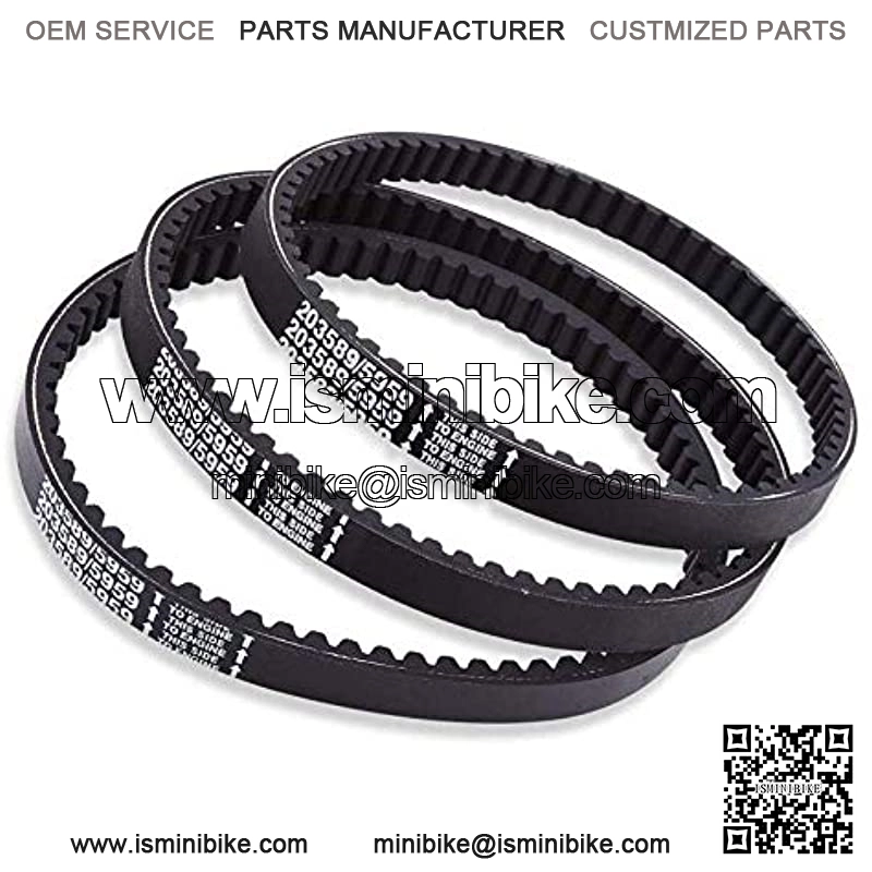 30 Series Torque Converter Go Kart Drive Belt Replaces For Manco 5959 / Comet 203589, 3 Packs