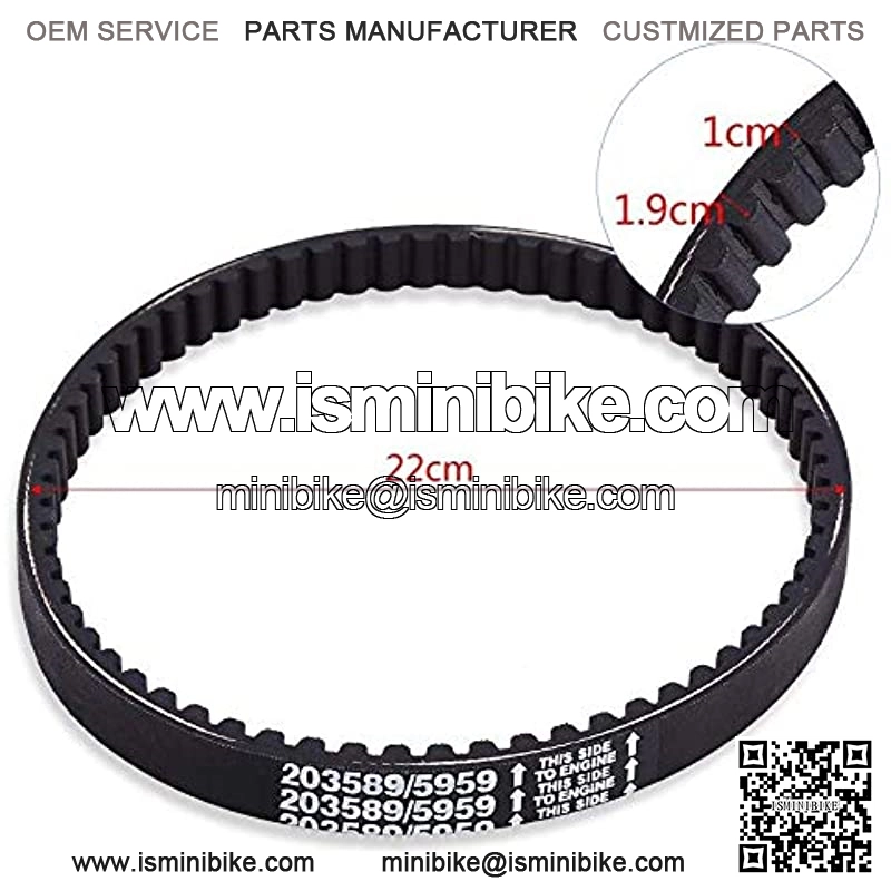 30 Series Torque Converter Go Kart Drive Belt Replaces For Manco 5959 / Comet 203589, 3 Packs - Image 3
