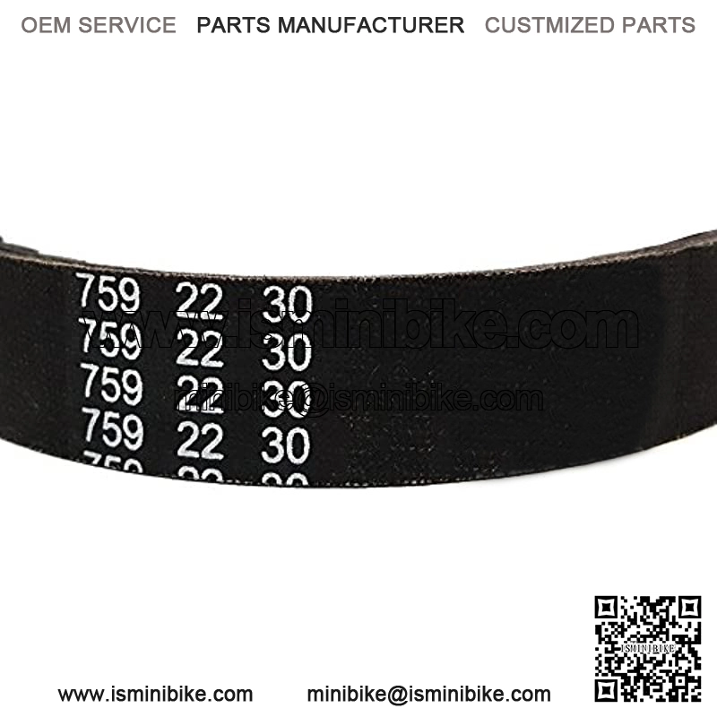 V-Belt CVT Drive Belt 759 22 30 Fits Yamaha Riva 125 '95-'00 and Yamaha YJ125 Vino '04-'05 - Image 2