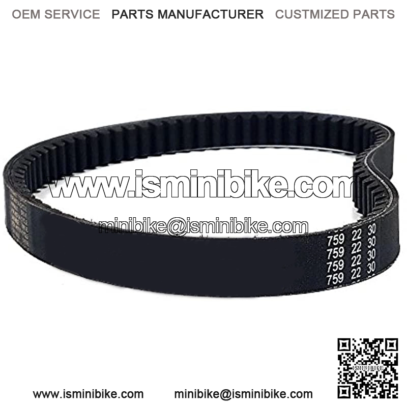 V-Belt CVT Variable Drive Belt Standard 759 22 30 Fits Yamaha Riva 125 '95-'00 and Yamaha YJ125 Vino '04-'05
