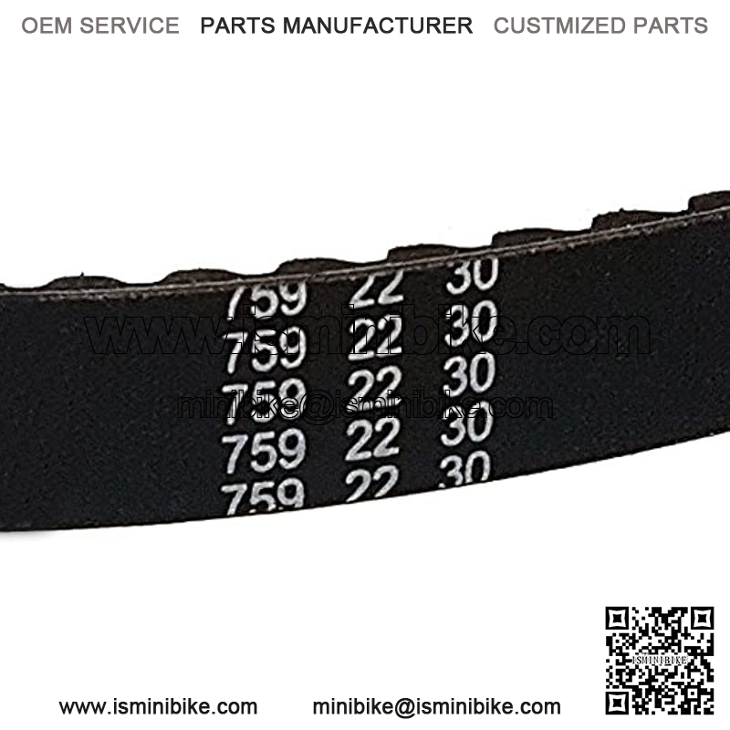 V-Belt CVT Variable Drive Belt Standard 759 22 30 Fits Yamaha Riva 125 '95-'00 and Yamaha YJ125 Vino '04-'05 - Image 2