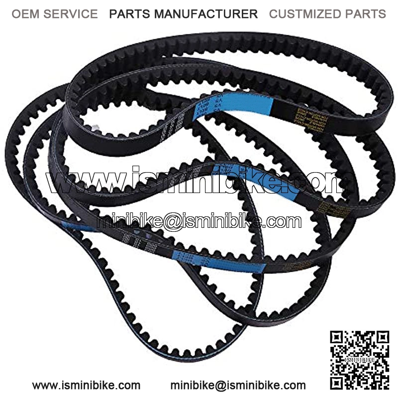 669 18 30 Drive Belt for 49CC 50CC GY6 Roketa Taotao Vespa Jonway Chinese Moped Scooter ATV Go Kart (Pack of 5) - Image 2