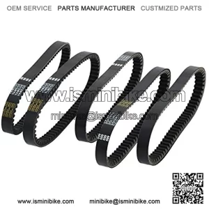5 PCS Asymmetrical Torque Converter Belt for Mini Bike Go Kart 30 Series Replacement Belt Professional Go Kart Accessories