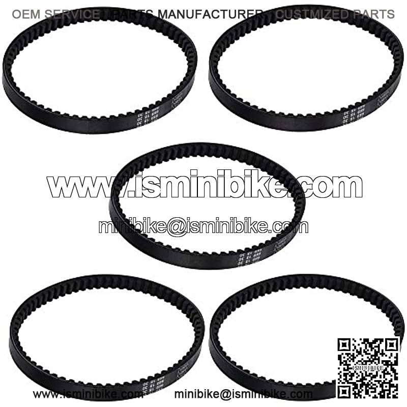 669-18-30 Drive Belt Compatible with GY6 139QMB 1P39QMB 49CC 50CC Go Kart ATV Moped Roketa Taotao Vespa Jonway Scooter