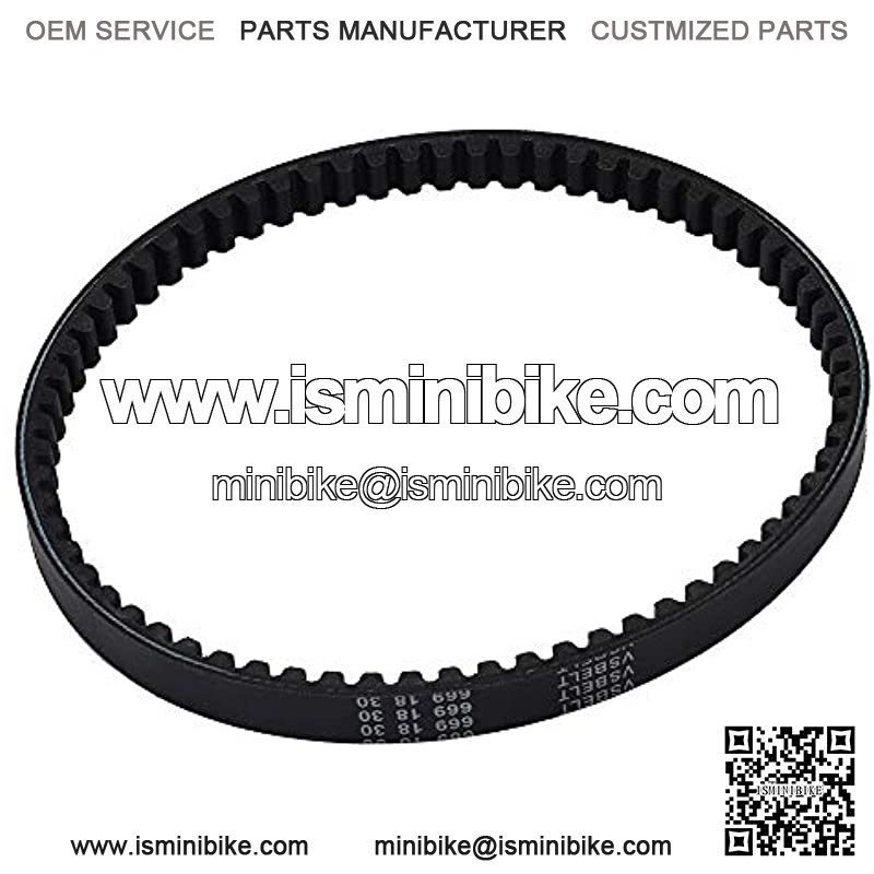 669-18-30 Drive Belt Compatible with GY6 139QMB 1P39QMB 49CC 50CC Go Kart ATV Moped Roketa Taotao Vespa Jonway Scooter - Image 4