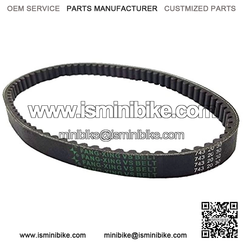TC-Motor 743 20 30 Drive Belt For GY6 125cc 150cc Engine Chinese Moped Scooter Quad 4 Wheeler Go Kart ATV