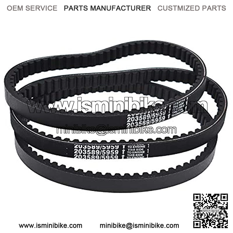 3 Pack 203589/5959 Go Kart Drive Belt 30 Series Replacement for Manco 5959 Comet 203589 - Image 2