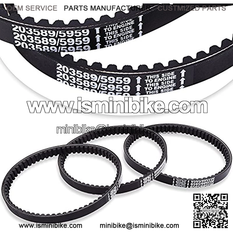 Go Kart Drive Belt for Replaces Manco 5959 Comet 203589 3 x 30 Series - Image 3