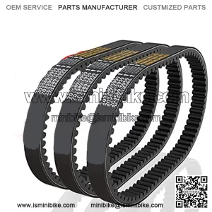 DB1-P30 30 Series Go Kart Drive Belt for Replacing Manco 5959 / Comet 203589 (Pack of 3)