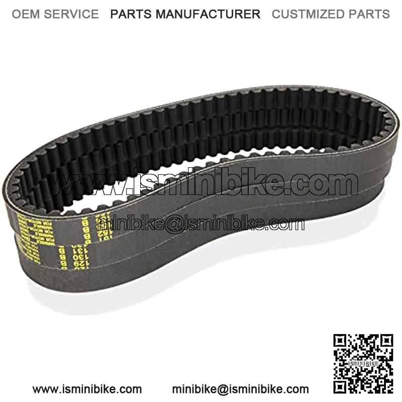 Go Kart Drive Belt 725, 30 Series Torque Converter Belt Compatible with Hammerhead 80T Mid XRX Mud Head Go Kart 6.5HP Engine 3 Pcs