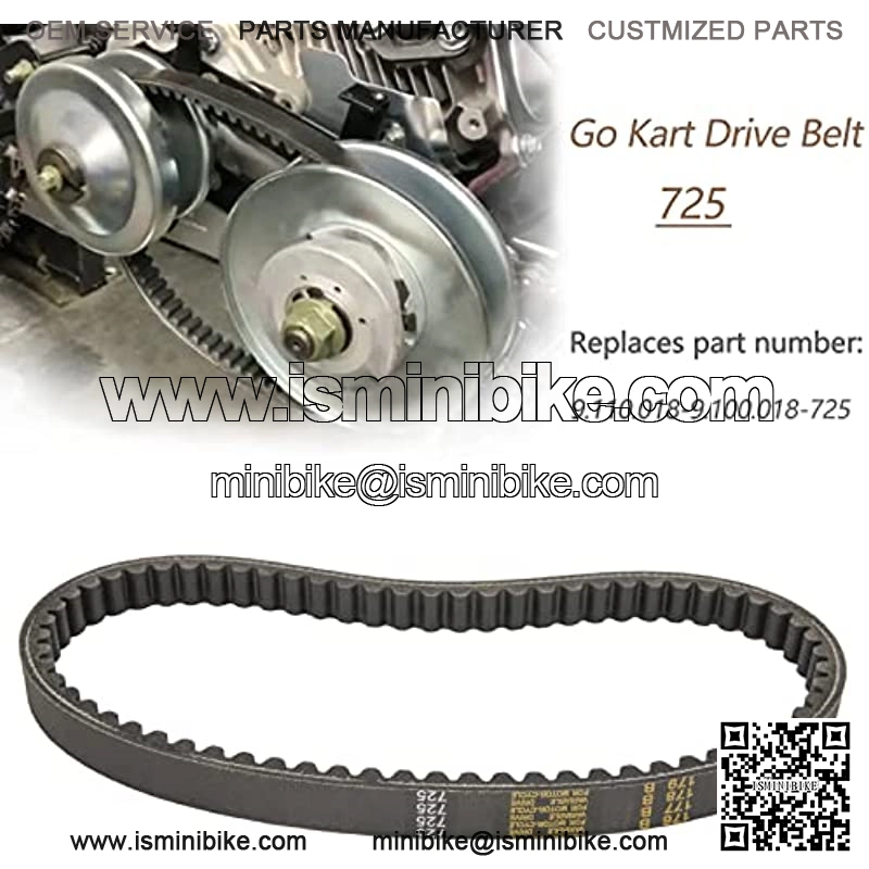 Go Kart Drive Belt 725, 30 Series Torque Converter Belt Compatible with Hammerhead 80T Mid XRX Mud Head Go Kart 6.5HP Engine 3 Pcs - Image 2