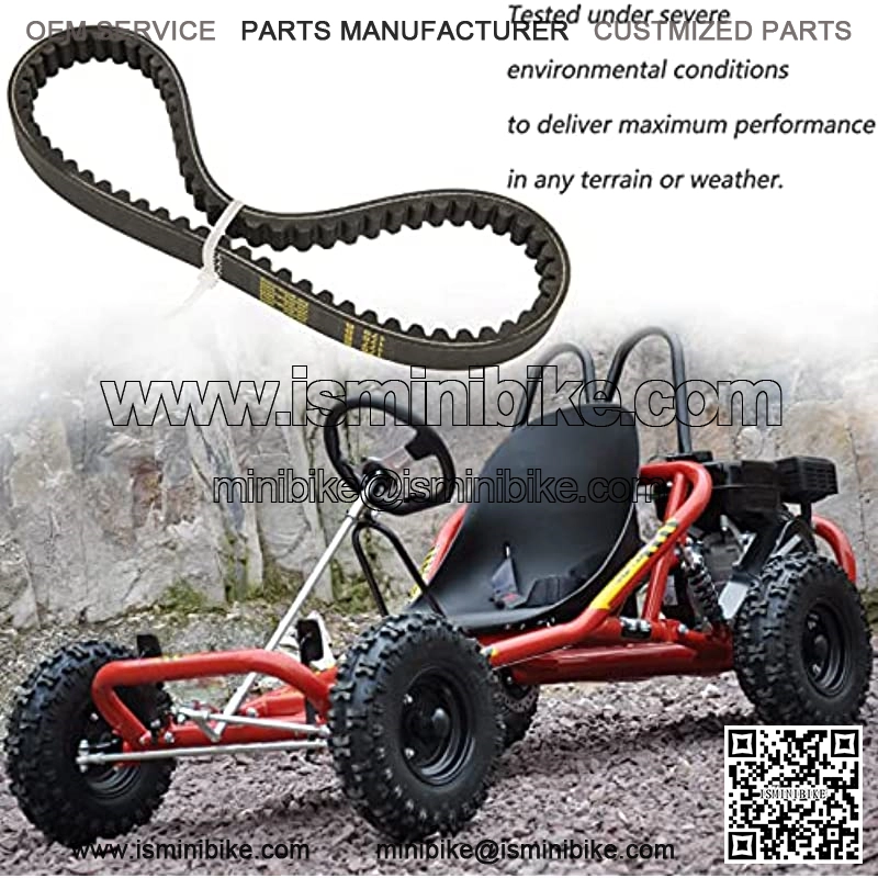 Go Kart Drive Belt 725, 30 Series Torque Converter Belt Compatible with Hammerhead 80T Mid XRX Mud Head Go Kart 6.5HP Engine 3 Pcs - Image 4