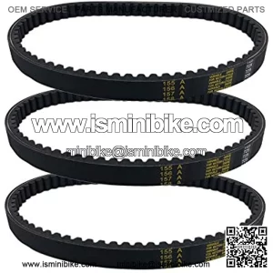 3 Pcs Go Kart Drive Belt 725 for 30 Series Torque Converter Belts