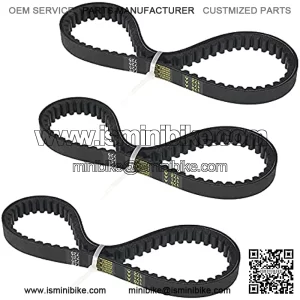 Drive Belt 725 Replacement for Go Kart 30 Series Torque Converter- 3pc Set (3 Belts)