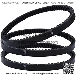725 Go Kart Drive Belt for Hammerhead 80T Mid XRX Mud Head Go Kart 6.5HP Engine 30 Series Torque Converter Belts(Go-Karts 9.110.018-9.100.018-725),3 PCS Clutch Belt