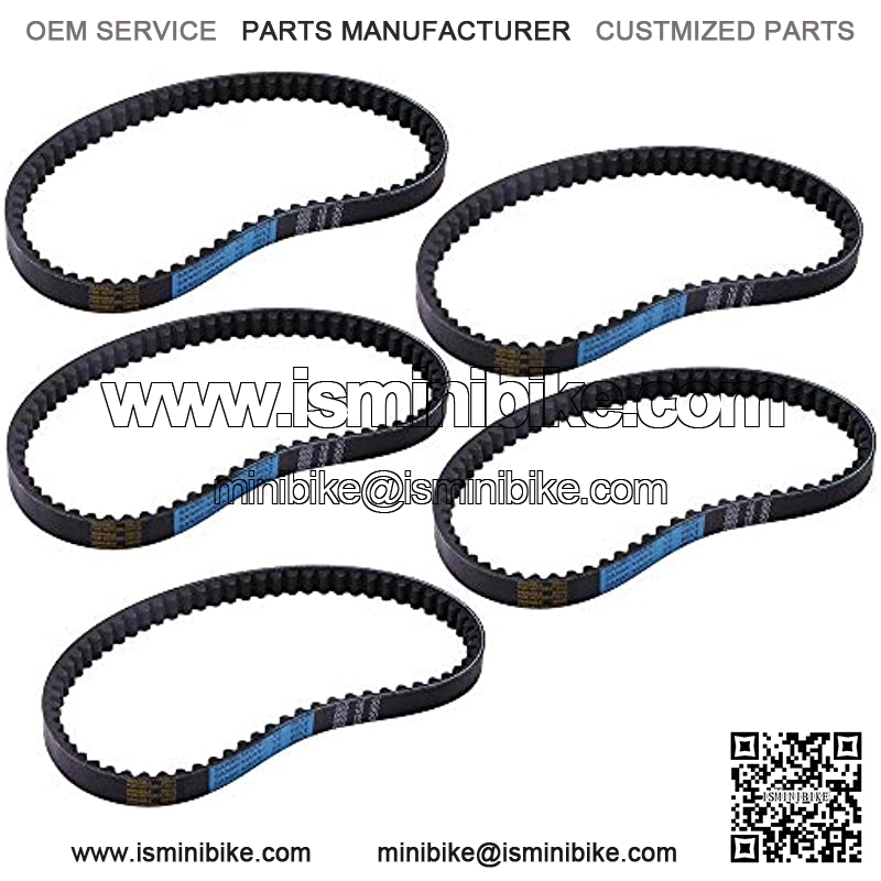 5-Pack 669 18 30 CVT Drive Belt Replacement for 49CC 50CC GY6 Roketa Taotao Vespa Jonway Scooter
