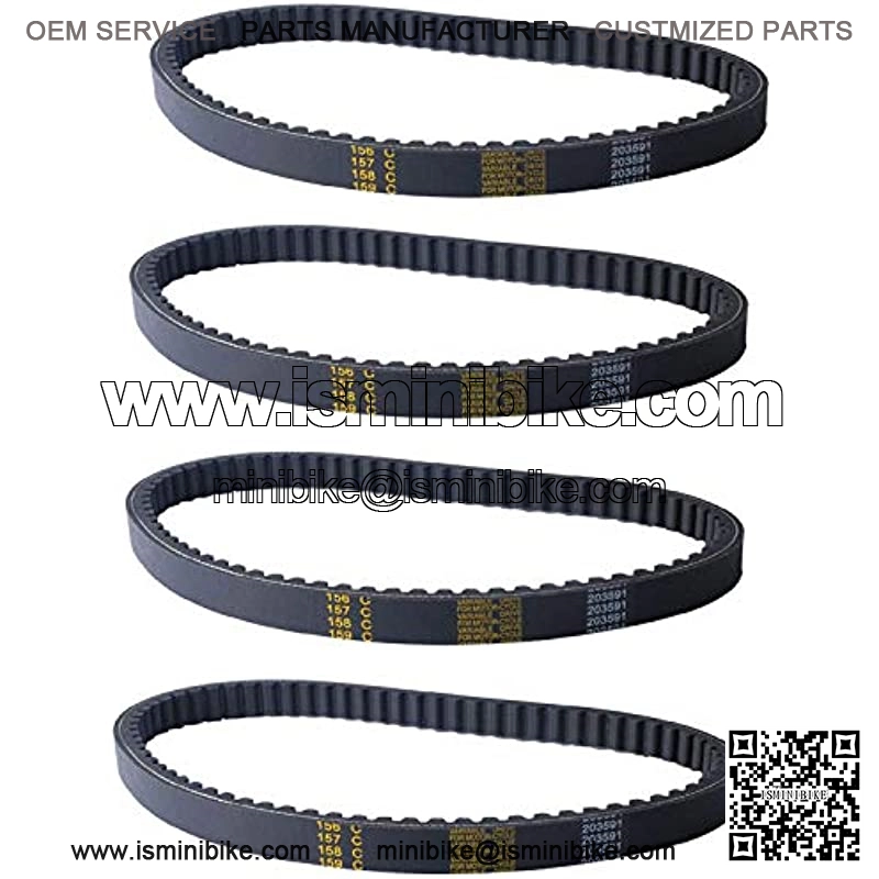 Q43203W Go Cart Belt 30 Series for Compatible with Yerf Dog Drive Belt Q43103W Manco 203591 5.5hp 6.5hp Kartco 7655 12-10052 Belt Replace 3203 3002 Go Kart Models(4 Pack)