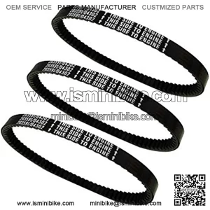 3 Sets 30 Series Go Kart Belt Replaces Fit for Comet 203591 Manco Yerf Dog Q43203W