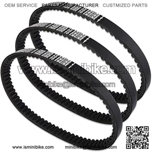 Torque Converter Drive Belt for 30 Series GO Kart Comet 203591-3pcs