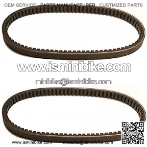 (2) TORQUE CONVERTER DRIVE BELTS for Carter G776 Belt S20 884-95F Go Karts Mini