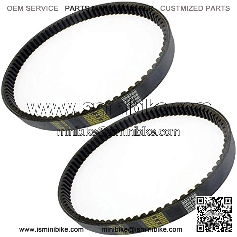2 Pcs Drive Belt Compatible for Comet 203785 203785A Manco 12346 40 45 Series Go Kart Torque Converter
