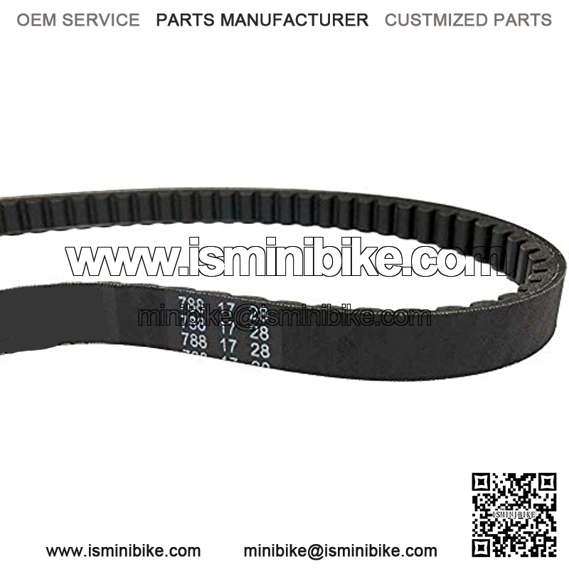 V-Belt CVT Variable Drive Belt Standard 788 17 28 fits GY6 50cc Scooters Moped ATV - Image 2