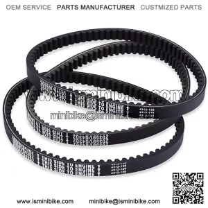 Drive Clutch Belt, 3 x Rubber Go Kart Engine Drive Belt for Yerf-Dog Go Karts 203591-Q43203W
