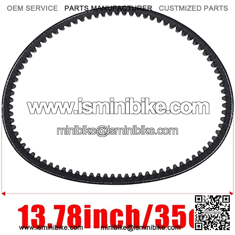 2Pcs Drive Belt Compatible with Comet 203590 203590A 203590B 203590C 30 Series Torque Converters 3hp to 8hp Engines TAV2 Go Kart Manco 9655 9659 12-13053 Heald 203-026 13053 - Image 3