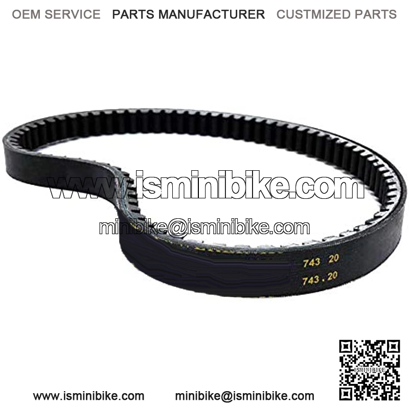 PL20707 replaces 743 20 30 Standard CVT Drive Belt for GY6 QMI QMJ