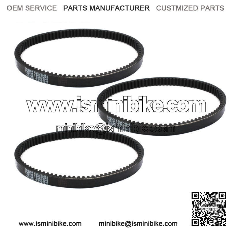 3x For Yerf-dog Go karts Go Cart Black Go Kart Drive Belt 203591