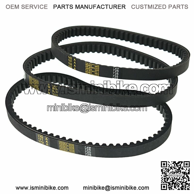 3X Go Kart Drive 725 Belt For 30 Series Torque Converter Clutch Set Assymetrical