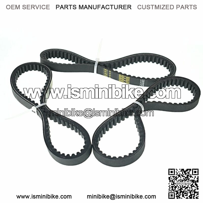 Go Kart Drive Belt 725 for 30 Series torque converter- 3pc SET (3 belts)