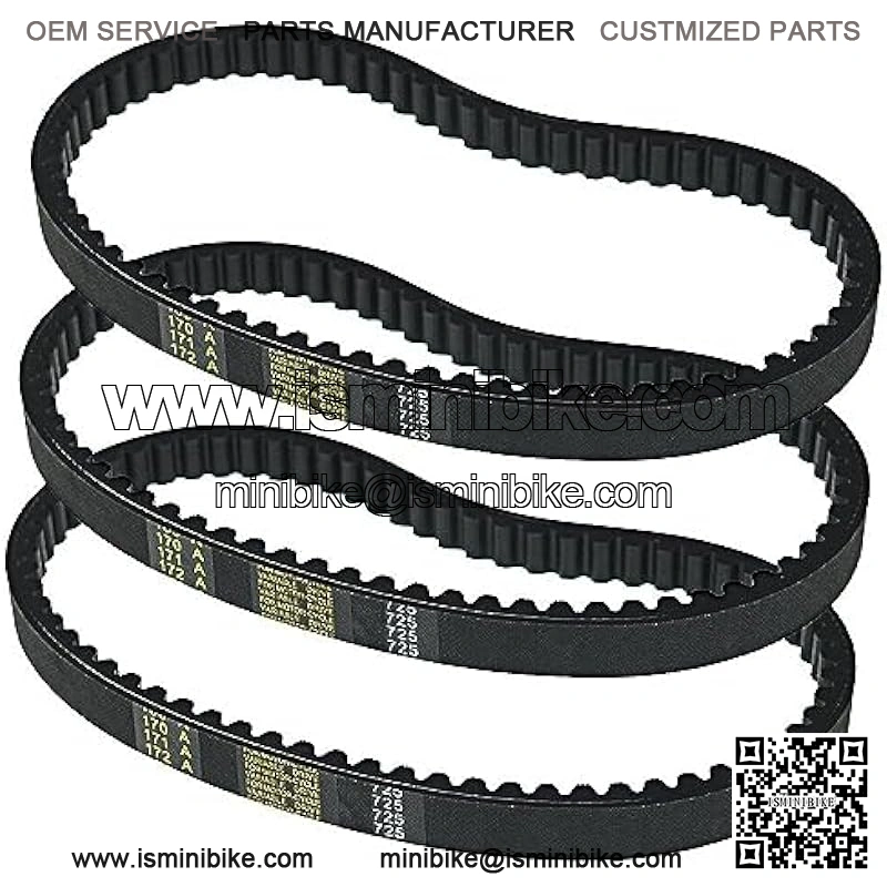Go Kart Drive Belt 725 Fits for 30 Series Torque Converter 3Pcs/Lot
