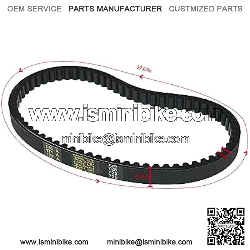 Go Kart Drive Belt 725 Fits for 30 Series Torque Converter 3Pcs/Lot - Image 5