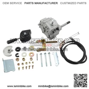 go kart forward neutral reverse gearbox with 12t asymmetrical driver and driven pulley cvt